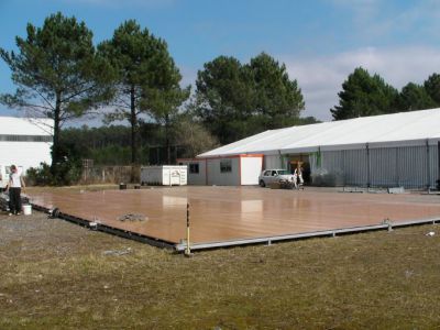 Plancher auto porté 20x25m